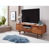 thumbnail of WOHNLING TV Lowboard AMANA Holz Fernsehkommode Massiv Landhaus Fernsehschrank
