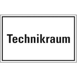 thumbnail of Schild I Hinweisschild Technikraum, Kunststoff, 300x200mm