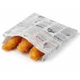 thumbnail of HOSTELBIO Bolsa de papel sandwiches/churros blanco "News" 12x5x26cm | 1000 uds