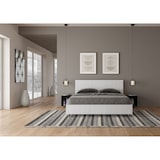 thumbnail of Coffre lumineux double Demas 160x200 avec tête éclairée inclinée, façade blanche