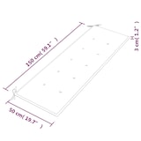 thumbnail of Helloshop26 - Panca da giardino mobili da esterno per patio mobili da terrazza con cuscino grigio 150 cm legno massello di teak 02_0011072