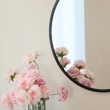 thumbnail of Albatros Spiegel rund schwarz mit Metallrand, 70cm Durchmesser, für Wohnzimmer, Badezimmer, Flur, Schlafzimmer, groß, Wand