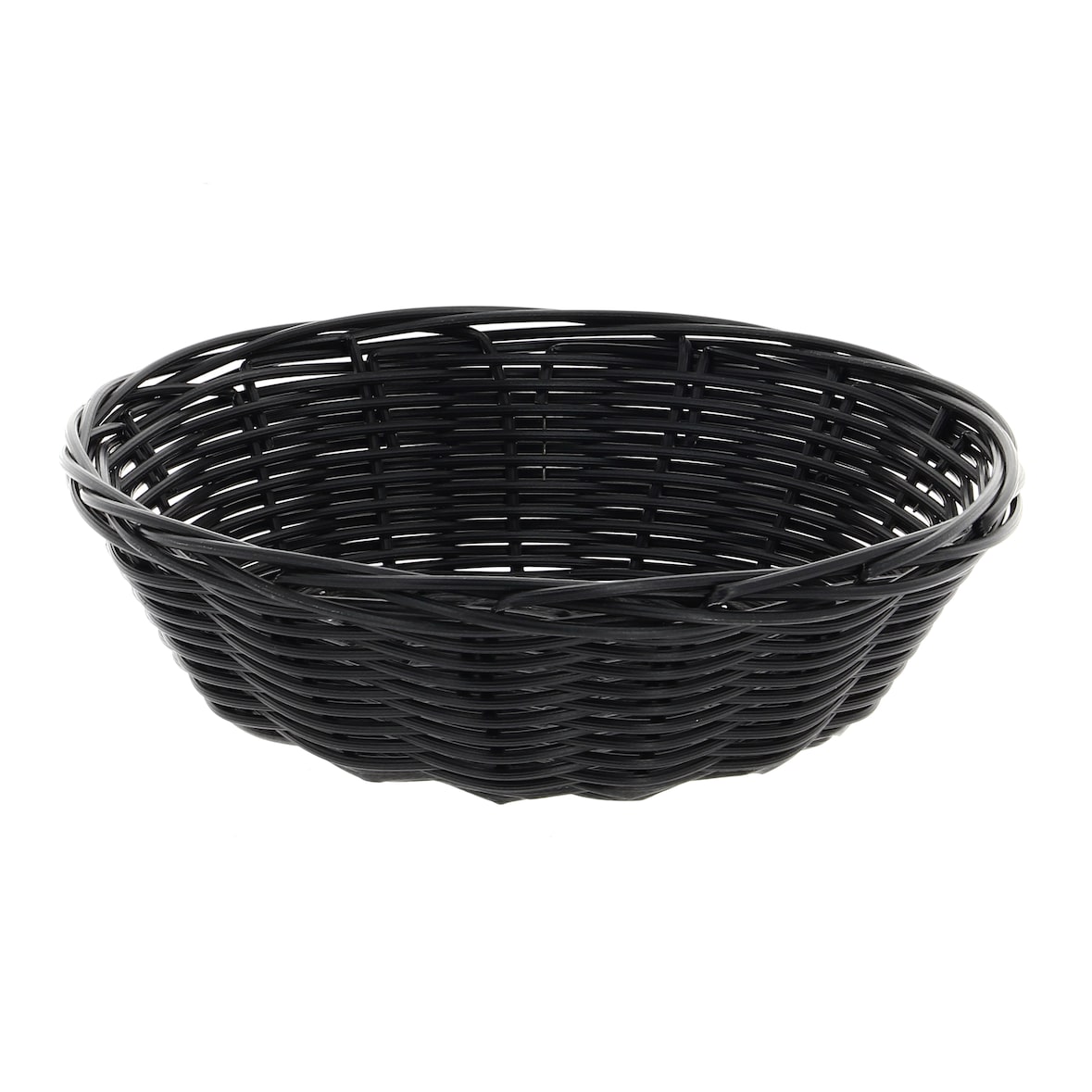 aro Corbeille à pain, polypropylène, Ø 18 x 5 cm, 3 unités, rond, noir
