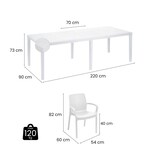 thumbnail of Set Salotto da Esterno Arret, 4 Posti, Bianco