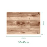 thumbnail of MONOUSO - Mantel Individual de Papel Kraft "Madera" 30x40cm 40g/m² (500 Uds)