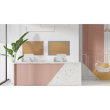 thumbnail of ALLboards Lavagna in Sughero con Cornice Grigio in Legno 90×60 cm, Bacheca Sughero per Puntine Spille Memoboard