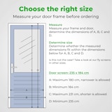 thumbnail of VerminBuster Vliegengordijn Magnetisch - Luxe Deurhor - 235 x 184 cm - Deurgordijn - Horgordijn Deur