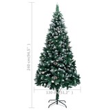 thumbnail of Künstlicher Weihnachtsbaum mit Zapfen und Schnee 240 cm