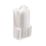 thumbnail of Haug Nagelbürste, beidseitig mit Köcher in weiß, Nylon 6.6, Handwaschbürste - Made in Germany