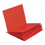 thumbnail of Falken 15046523 Projekt- und Personalmappen UniReg, 230g/m2-Manilakarton, seitlich offen, mit 6 Trennblättern - Rot