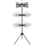 thumbnail of COSTWAY Tendedero plegable de 3 niveles, tendedero independiente con trípode de 178 cm, 24 pinzas y 32 barras, color negro.
