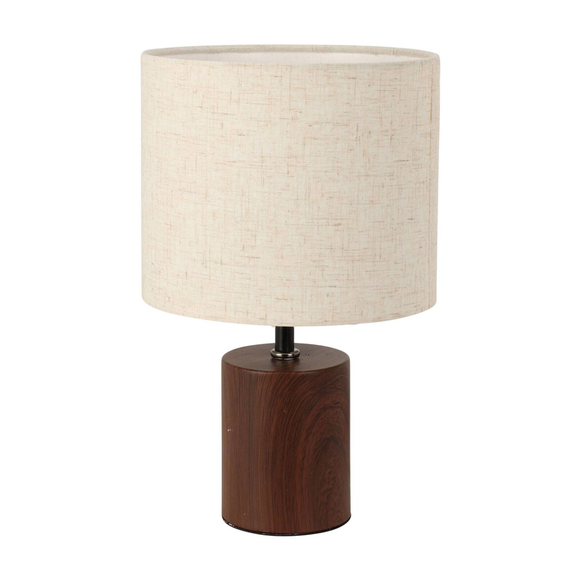 WellHome - Lampara de sobremesa con base metálica Ø18x29,5cm