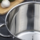 thumbnail of Edelstahl Universaltopf 10 Liter Suppentopf mit Skala Induktion Topf