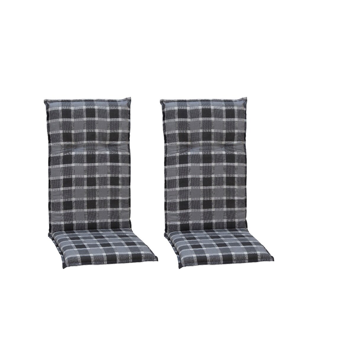 2er Set Belgrad M650 grau/anthrazit Karo