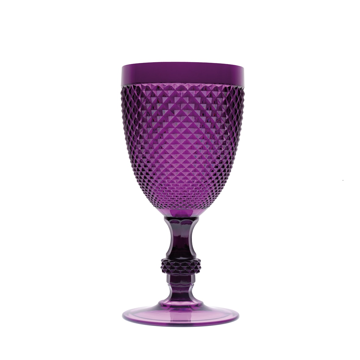 Excelsa set de 6 copas Diamond plástico 39 cl violeta
