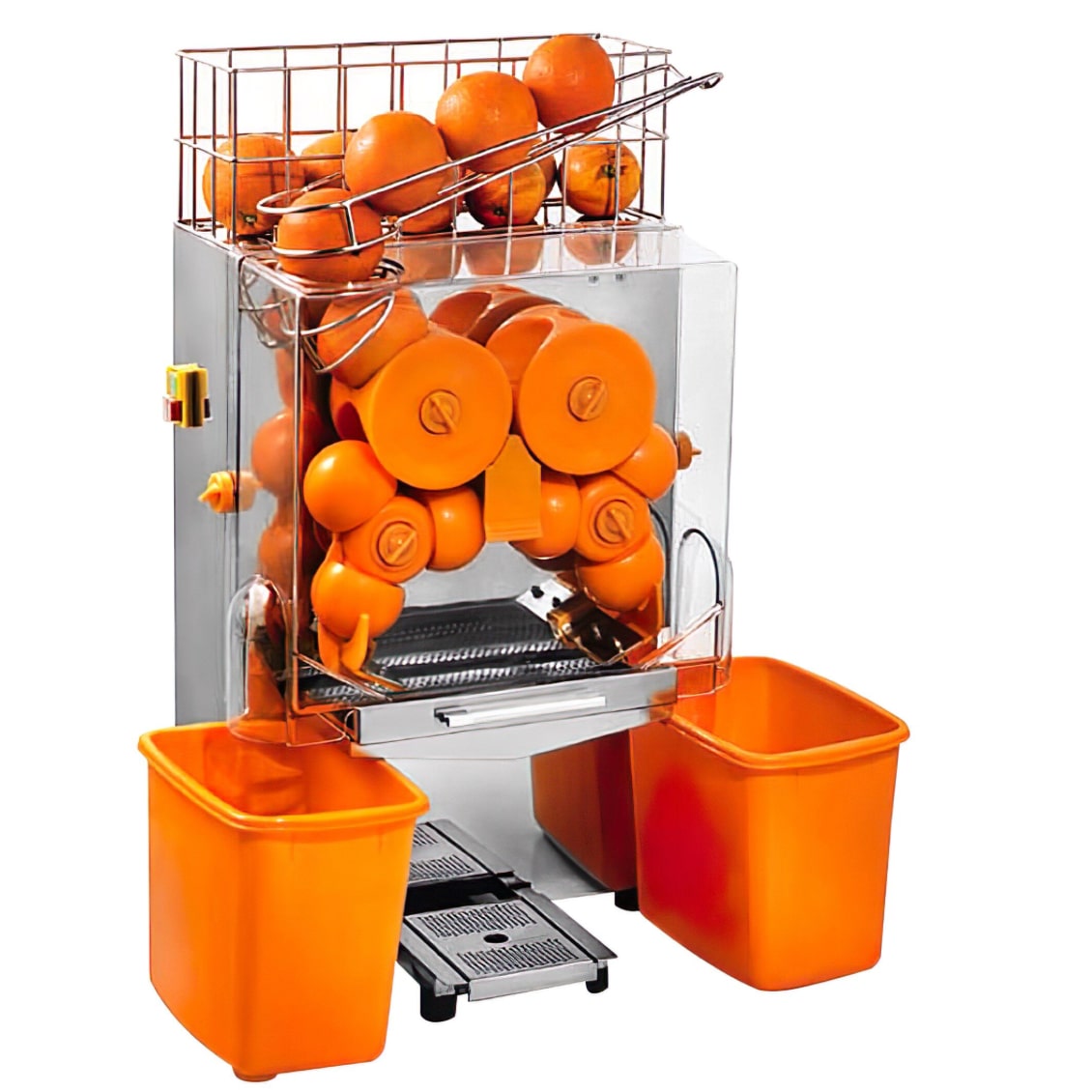 Gasfrit - Exprimidor de naranjas automático  en acero inoxidable electrico 20 naranjas por minuto