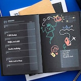 thumbnail of Quo Vadis - Carnet Bullet journal - Multilingue - Life Journal - Noir - Pages Points (dots) - 15x21 cm - Papier Clairefontaine noir