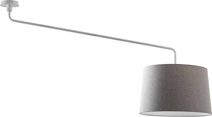 Vivien Deckenleuchte Weiß/Grau Kegel E27 IP20 48 cm – Rossini
