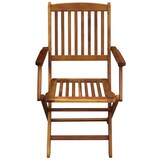 thumbnail of Ensemble à manger d extérieur pliable 7pcs Bois d acacia solide