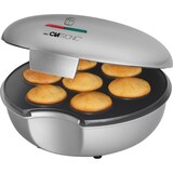 thumbnail of Clatronic MM 3496 Máquina Hacer Magdalenas, Cupcakes, Antiadherente, 7 Magdalenas, Diametro 4,5 cm, Listas 15 m., 900W, Argento