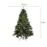 thumbnail of Árvore de Natal artificial NATURING MONDE PRIME 230 cm. Mistura PE/PVC. 1870 ramos com suporte.