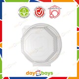 thumbnail of DayBays 800 Stk. Haushaltsbox PP 1000 ml 168x164x84 mm 8 Eckig Salat-Box Alpha mit anhängendem Deckel