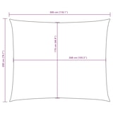 thumbnail of Toldo de vela rectangular tela Oxford blanco 2x3 m