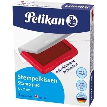 Pelikan Stempelkissen 3 E 337725 Kunststoffgehäuse 5x7cm rot