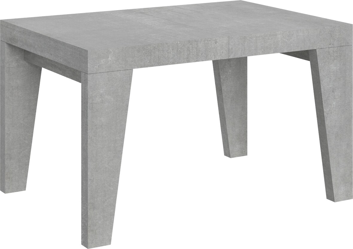 Ausziehbarer Tisch 90x140/244 cm Naxy-Zement