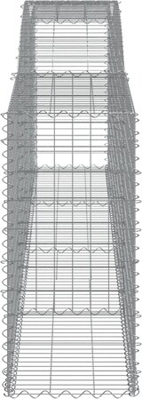 thumbnail of vidaXL Gabionen mit Hochbogen 4 Stk. 400x50x100/120cm Verzinktes Eisen