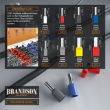 thumbnail of Brandson Crimpzange inkl. 1200 Aderendhülsen- Set - Profi Isolierhülsen Sortiment - Aderendhülsenzange - 0,25 mm2-10mm2