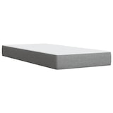 thumbnail of vidaXL Boxspringbett mit Matratze Hellgrau 90x200 cm Stoff