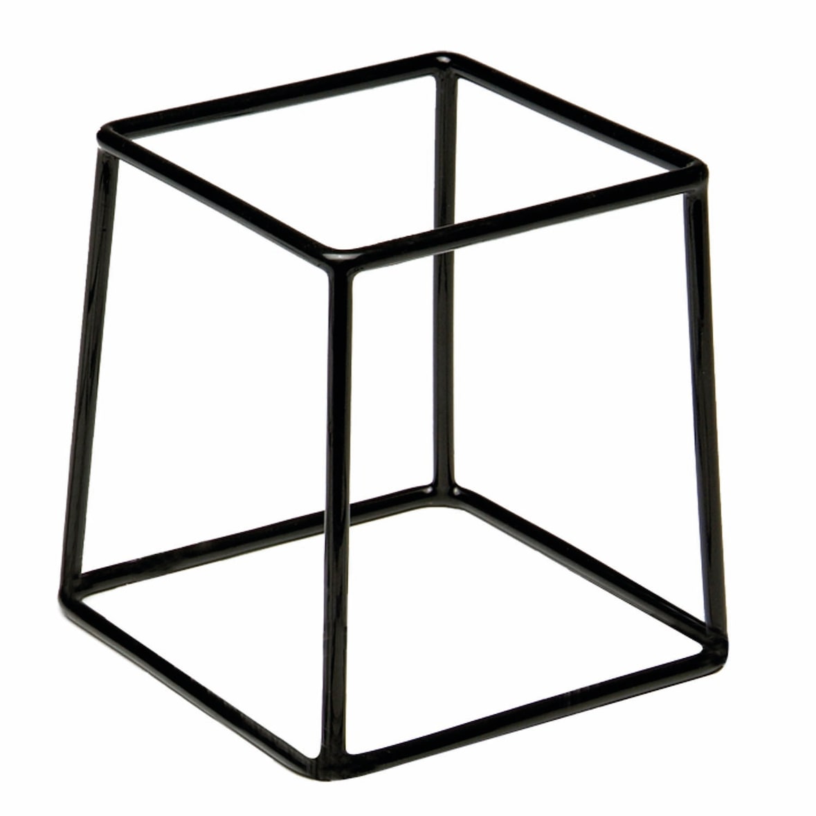 APS Buffetverhoger, metaal, 18 x 18 x 18 cm, zwart