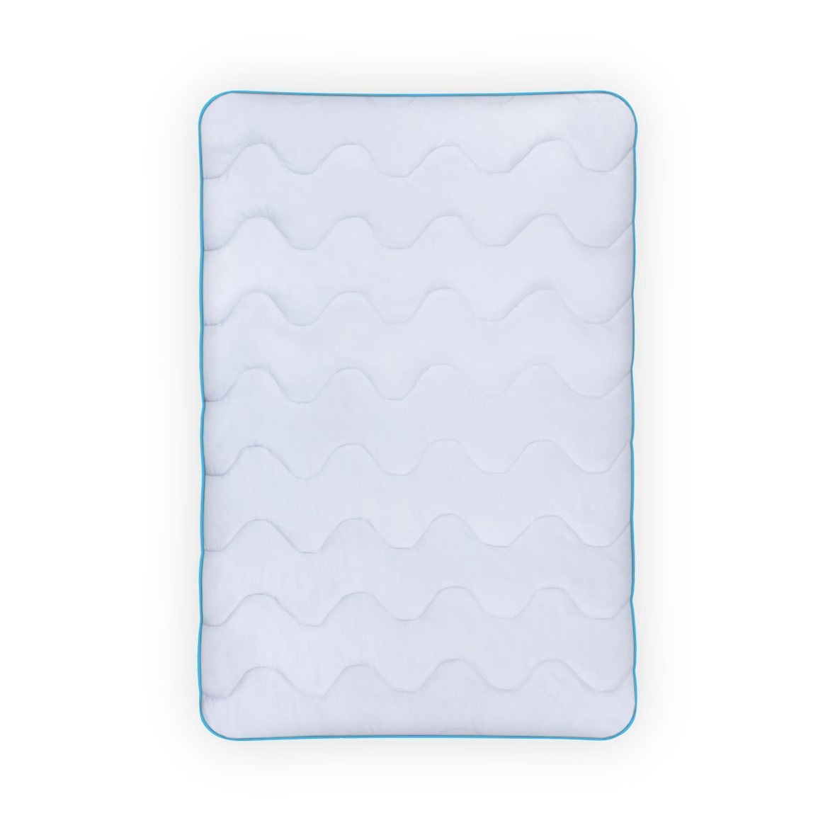 4 Jahreszeitenbett mit blauer Biese - 200cm x 220cm