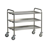 thumbnail of Carrello di servizio 3 piani inox 200 kg cm 92x67x98 RS9471