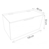 thumbnail of Baule Cassapanca in legno di Pino 100 cm arredo e sistemazione