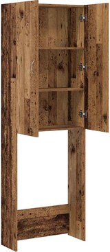 thumbnail of vidaXL Waschmaschinenschrank Altholz-Optik 64x25,5x190 cm