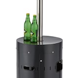 thumbnail of Tarrington House Aquecedor de exterior a gás tipo cogumelo GPH3000, aço revestido a pó, 76x76x218cm, 3.5-8kW, autonomia de 19 a 50h, prateado/cinzento