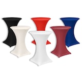 thumbnail of Stehtischhusse "NIZZA" stretch blau 70 Ø, 2-teilig