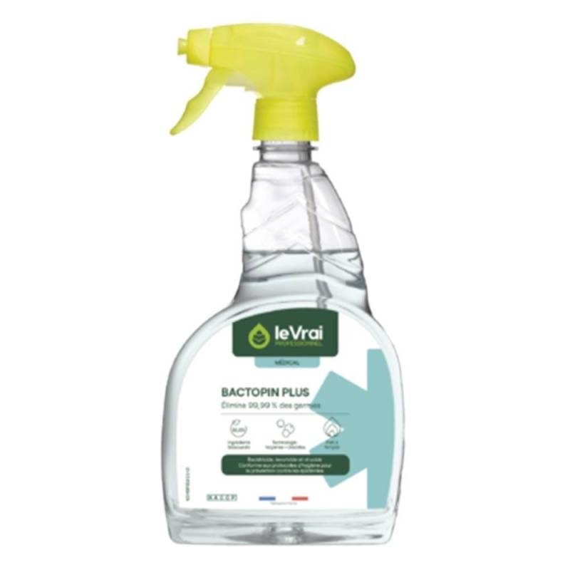 Désinfectant bactéricide - Bactopin plus extra - 750ml - LE VRAI