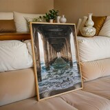 thumbnail of Lámina con marco negro PIER I 40x50 cm Product size: 40x50 cm;  PLA 001  impreso en papel de primera calidad de 180gr.