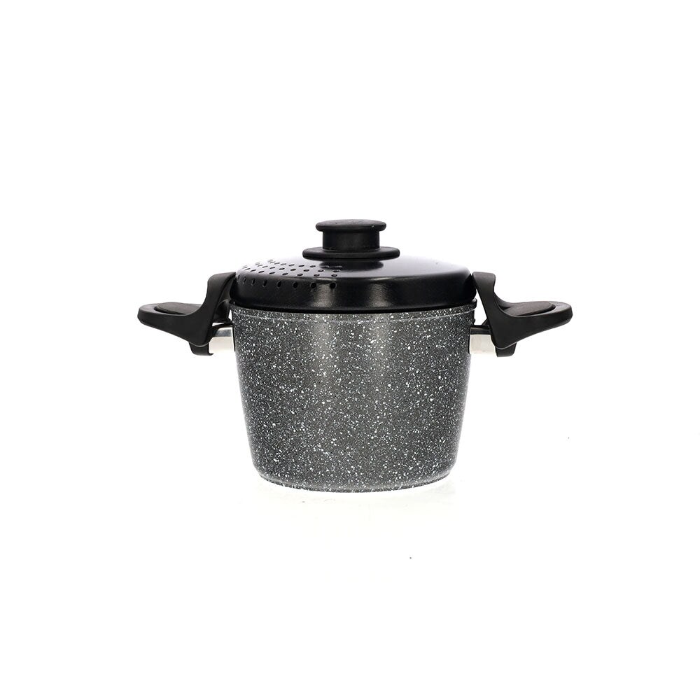 Cuiseur à pâtes à induction Mamù, antiadhésif, grande épaisseur, extra résistant, Ø 16 cm, fabriqué en Italie