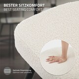 thumbnail of ML-Design Barhocker drehbar 2er Set Beige, Teddy-Stoff, 76 cm, Gepolsterte Barstühle, Küchenstühle mit Arm- & Rückenlehne, 360° Drehstuhl Tresenhocker