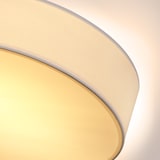 thumbnail of Monzana Deckenlampe Stoff 30 cm Weiß 1-flammig E27 Deckenleuchte Wohnzimmer Schlafzimmer Stoffdeckenlampe