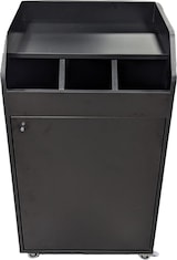 thumbnail of Professioneller kompakter Servierwagen - schwarzes Holz - GOLDINOX