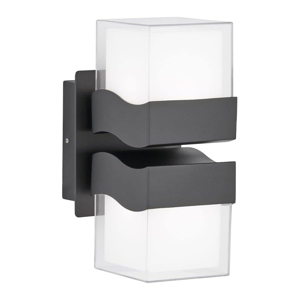 Luz exterior LED resistente às intempéries LACIE Preto Transparente LE60274