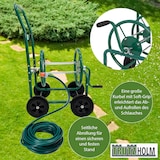 thumbnail of Schlauchwagen Basic 4 Räder 95,5 x 58 cm Stahl, für 50 m 3/4 Zoll Gartenschlauch grün