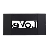 thumbnail of Relaxdays Bilderrahmen Collage LOVE, Fotorahmen 10 Bilder, Wandgalerie für Fotocollagen, HBT: 36,5 x 72 x 2 cm, schwarz