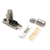 thumbnail of ROLINE feldkonfektionierbarer RJ-45 Stecker Cat.6A (Class EA), STP, silberfarben