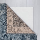 thumbnail of Vielseitiger Vintage Teppich `Coquet Tara`. Farbe: Blau, 155x230 cm | Kadima Design